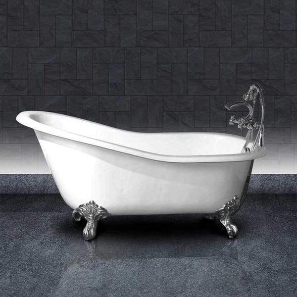 Rogier&mothes - Freistehende Gusseisen Badewanne Ashford Füße Chrom 138