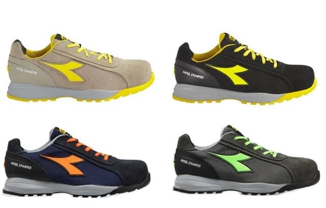 Diadora - Glove Mds Text Low Arbeitsschuhe - 44 Eu - Schwarze