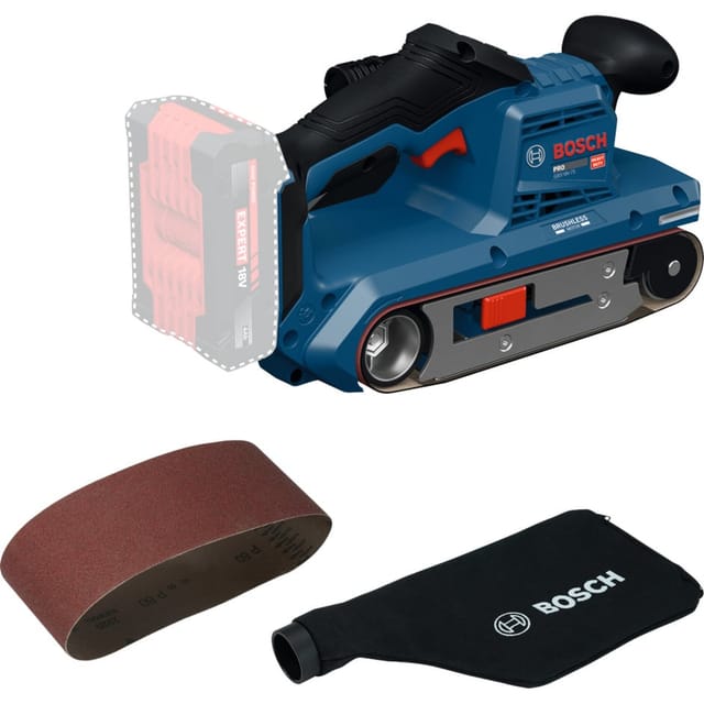 Bosch Professional Gbs 18v-75 (c) Akku-bandschleifer Solo (06012c2000)