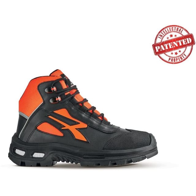 Hochsichere Sicherheitsschuhe Kreed Esd S3 Ci Src - Schwarz/orange 45