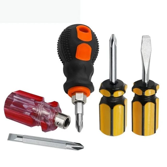 Mini-schraubendreher In Karottenform, Magnetisch, Multifunktional, Flach, Phillips, Ultrakurz