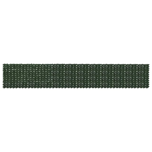 Balkonsichtschutz Mit Blättern Dunkelgrün 600 X 100 Cm Vidaxl