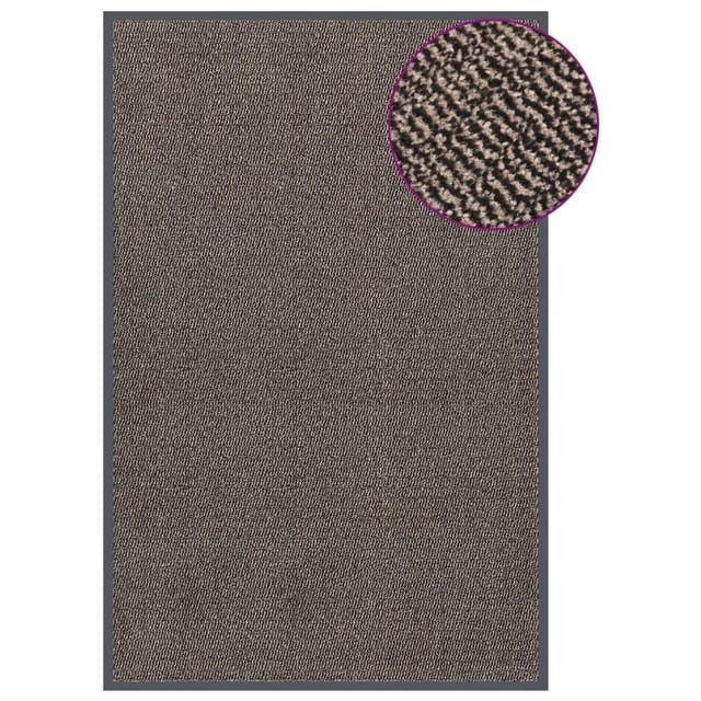 Fußmatte Getuftet 120x180 Cm Dunkelbraun Vidaxl