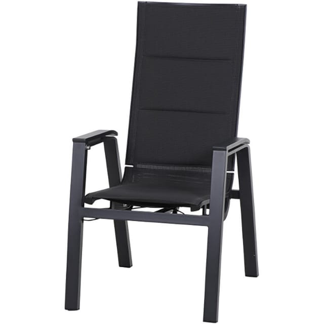 Siena Garden Relax Move Sessel Milano Anthrazit/ranotex® Grau Gartenstuhl