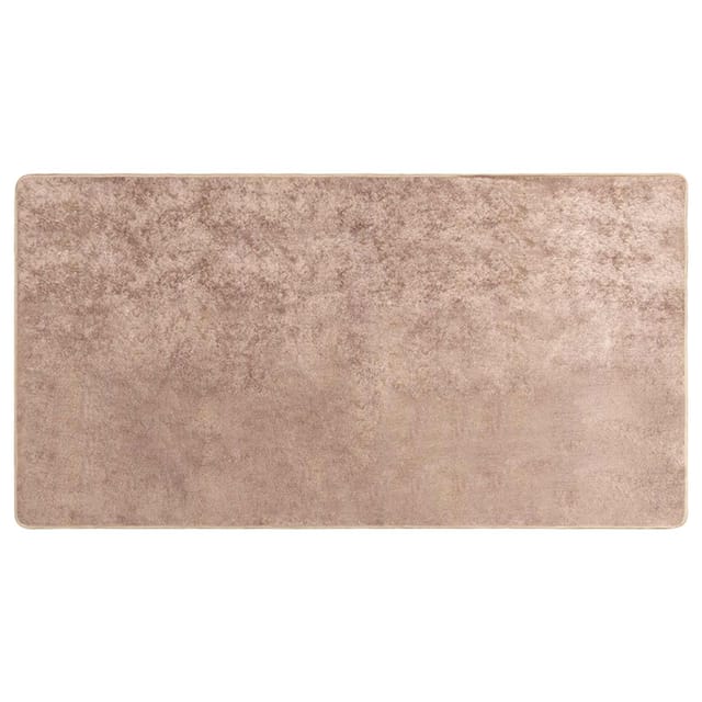 Teppichläufer Marsa Sand 80 X 150 Cm Polyester Und Pvc Vidaxl