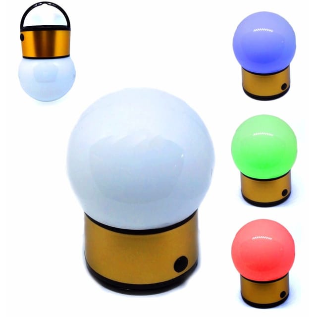Tragbare Led Campinglaterne Fackel Weisses Licht Rgb Wiederaufladbar Notfall