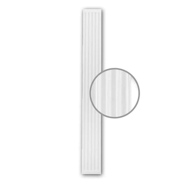 Profhome Decor - Pilaster Schaft Profhome 122200 Zierelement Neo-klassizismus-stil Weiß