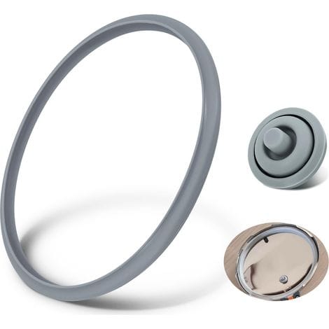 Gummidichtungsringe Für Wmf-schnellkochtöpfe – 22 Cm Dichtungsring + Kochsignalring Für Wmf Perfect – Für 3 L, 4,5 L, 6,5 L, 8,5 L – Geeignet Für Lebensmittel Und