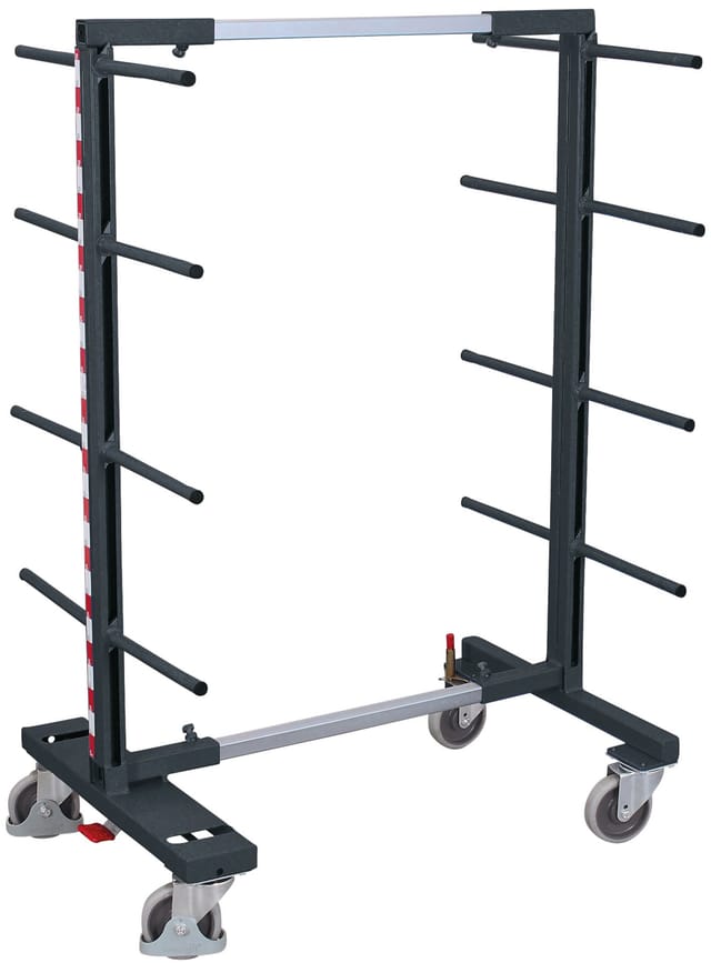 Variofit Tragarmwagen Zweiseitig 540-1700mm Breit Anthrazitgrau Ral 7016