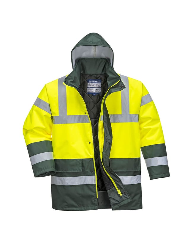Bicolor-parka Traffic Farbe: Gelb/grün Größe Xxl - Portwest