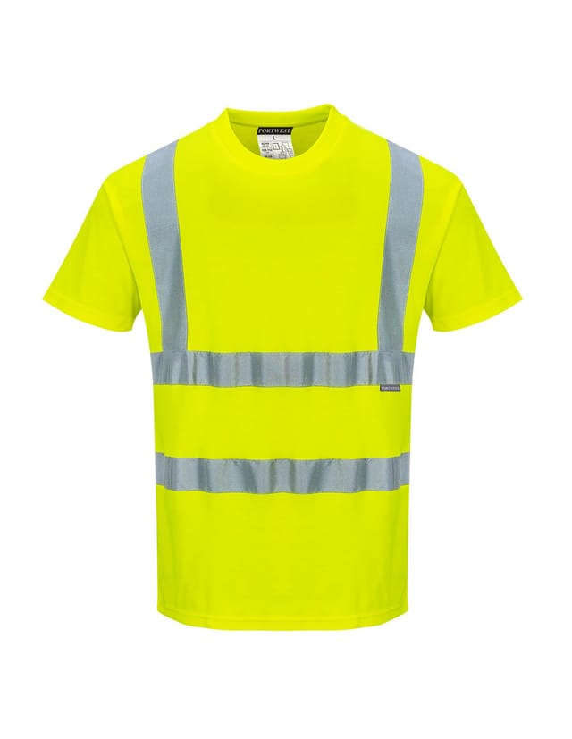 Hi-vis T-shirt Mc Baumwolle Komfort Gelb 4xl