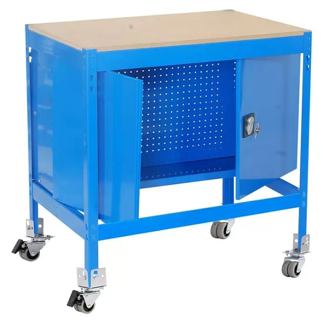 Simonrack Moderne Arbeitstisch Blau Robust Und Praktisch