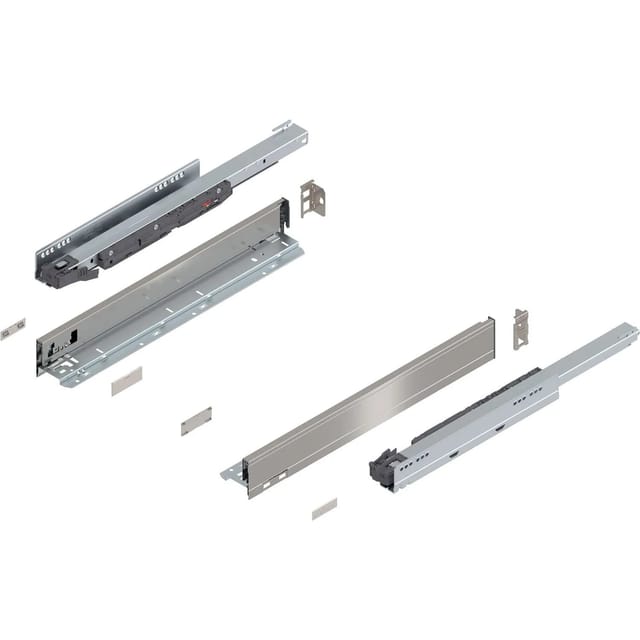 Blum - Legrabox Pure Set Höhe N Otion S, 40kg, Nl 500, Inox