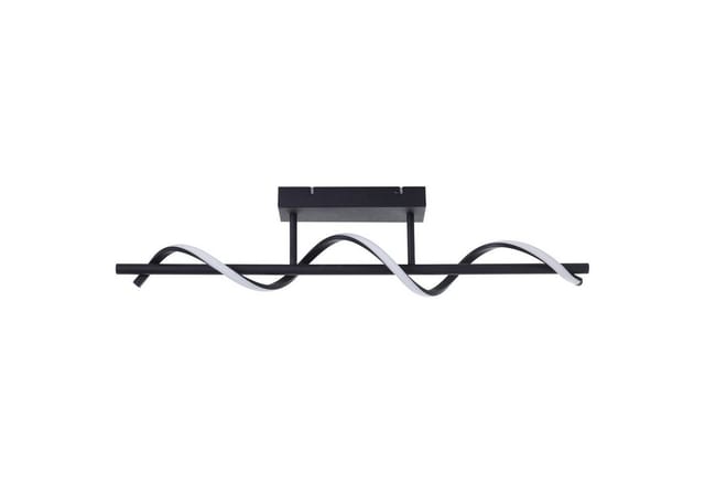Brilliant Lampe Eunice Led Deckenleuchte Schwarz Matt Schwarz 22 W Led Integriert