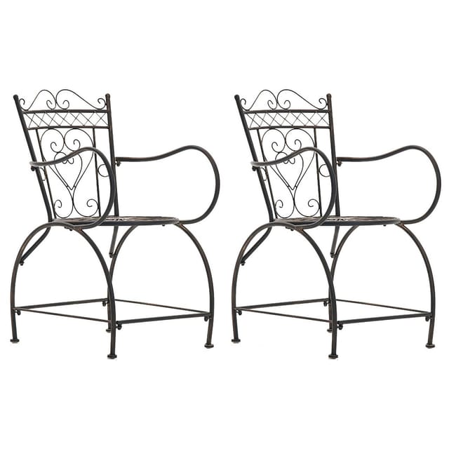 2er Set Stühle Sheela Bronze