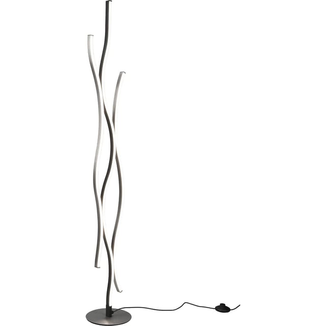 Led Stehleuchte Blaze Dimmbar Lichtfarbe Einstellbar Silber 138cm