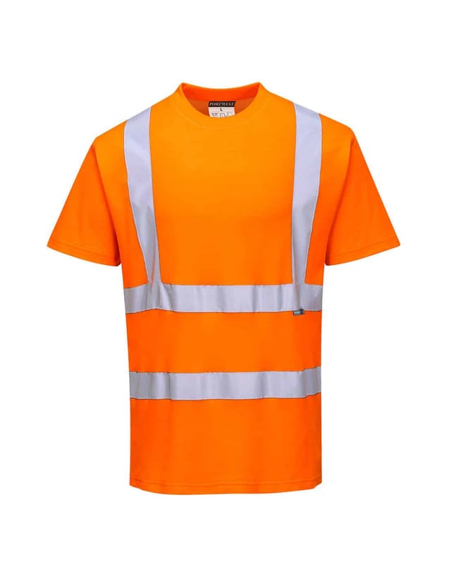 Hi-vis Mc Baumwollkomfort T-shirt Orange 5xl