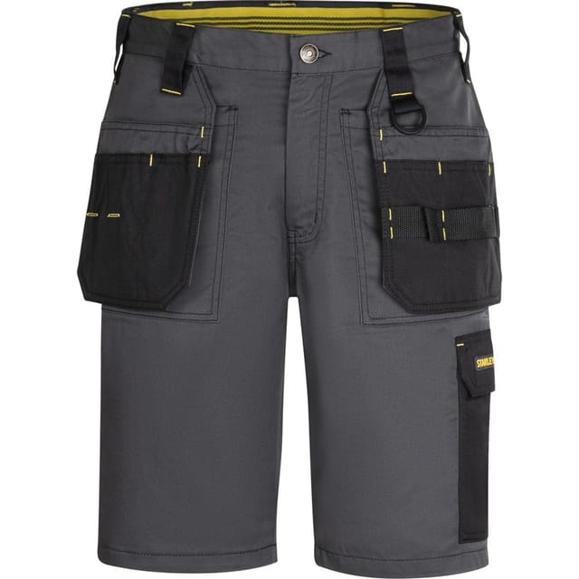 Stanley - Herren-arbeitsshorts, Gr. 3, Grau/schwarz 49973/52