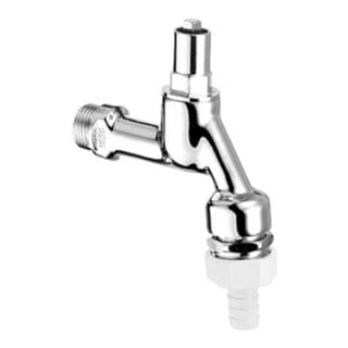 Schell - Auslaufventil Für Steckschlüssel Mit Rfv Und Rb 1/2' Chrom 034230699