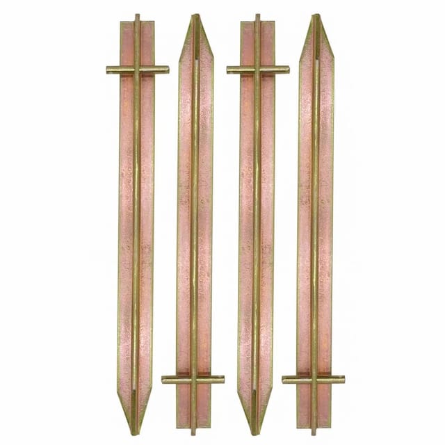 Amanka - Massiv Xl 4 Stahl Erdnägel T-profil Loch 300x25mm Zelt-heringe Für Harte Böden
