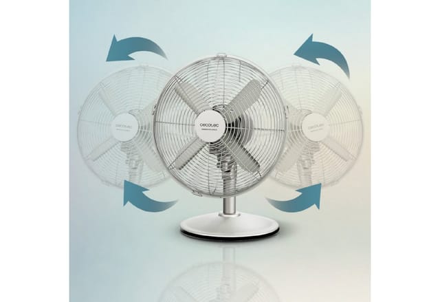Cecotec Energysilence 610 Steeldesk Tischventilator Aus Stahl 30 Cm