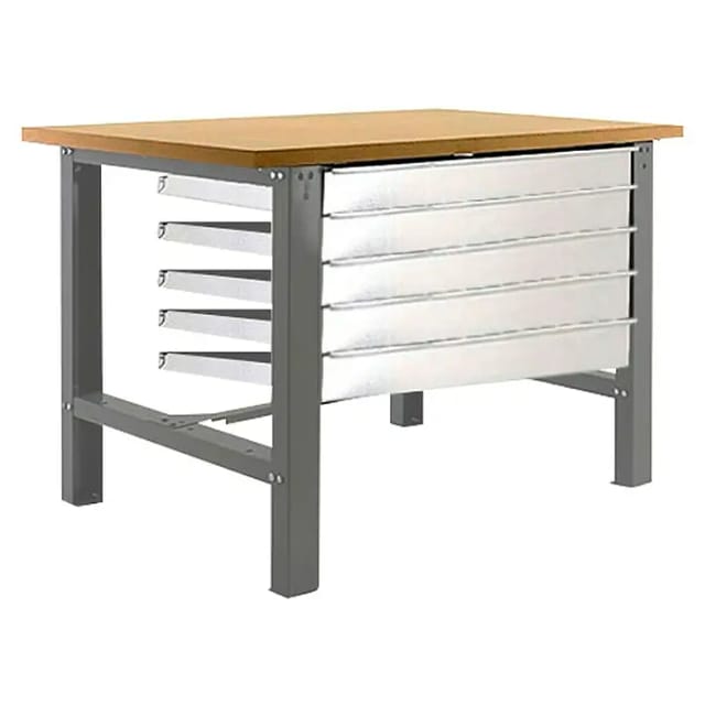Simonrack Professionelles Werkbank Grau Und Holz 865x180 Cm