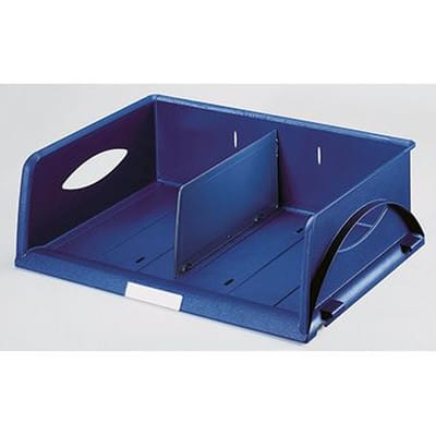 Leitz - Briefablage Sorty Din A4 Quer Din C4 Quer Überbreite Polystyrol Farbe: Blau