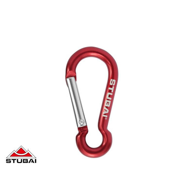Stubai Attach Fangkarabiner Rot