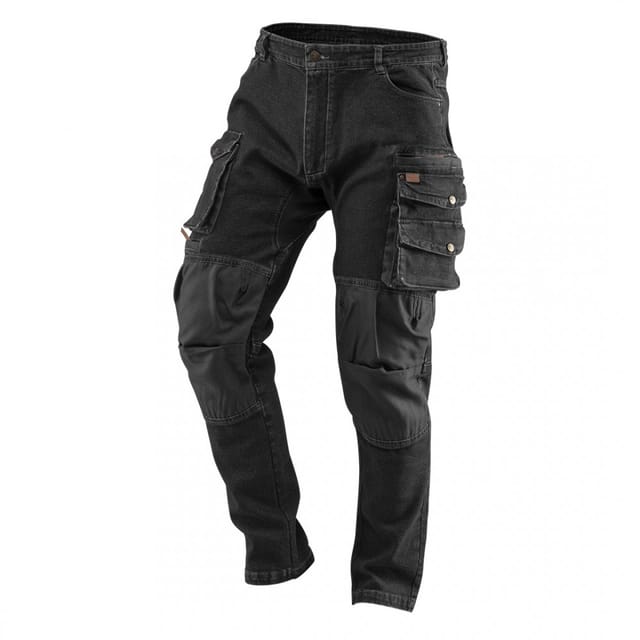 Denim-arbeitshose, Schwarz, Größe L