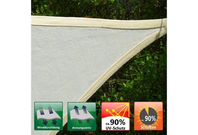 Amanka - Uv Sonnensegel Wasserdurchlässig 1x2 - Viereckig - Sonnenschutz Garten Terrasse