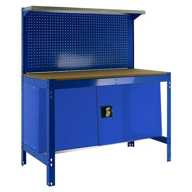 Simonwork Bt3 Cabinet 900 Arbeitstisch Blau 91 Cm