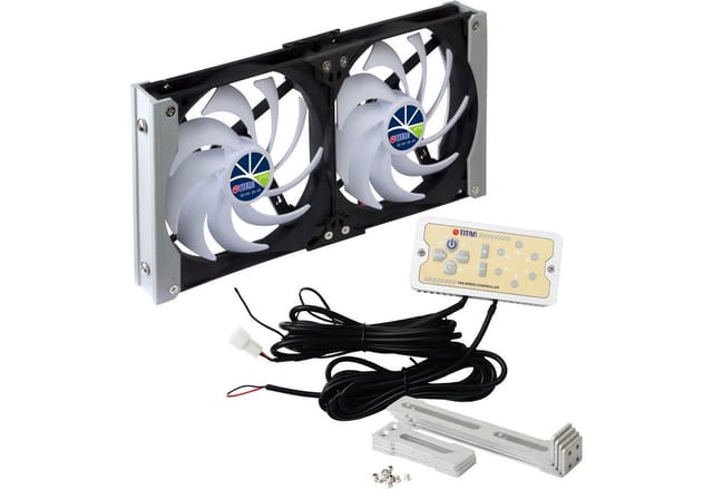 Titan Ttc-sc20(c)v2+ Ventilator Schwarz Für Wohnmobile