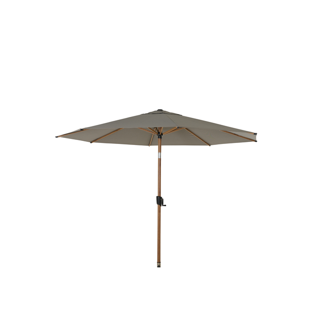 Siena Garden Mittelstockschirm Vero, Ø 300 Cm, Anthrazit-meliert S08129 Taupe