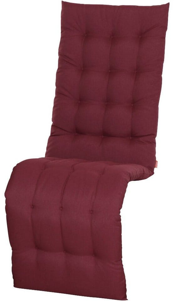 Siena Garden Atria Liegeauflage Rot 170x48x6cm