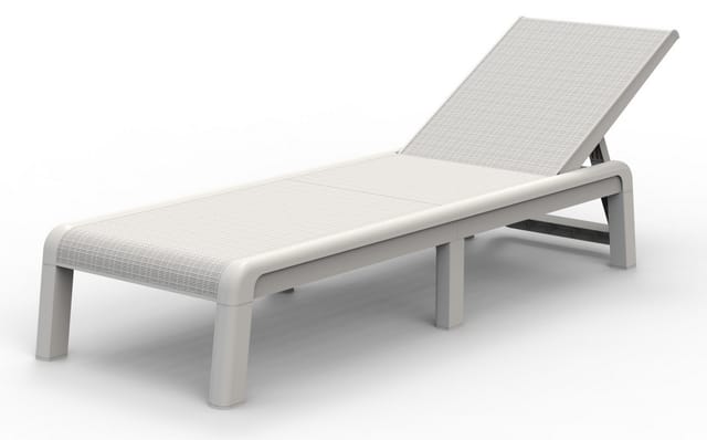 Keter Sonnenliege Mallorca Sunlounger Weiß