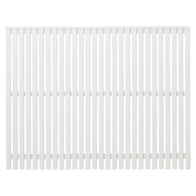 Plus Zaun Sendai 180x140 cm RAL 9010 Weiß