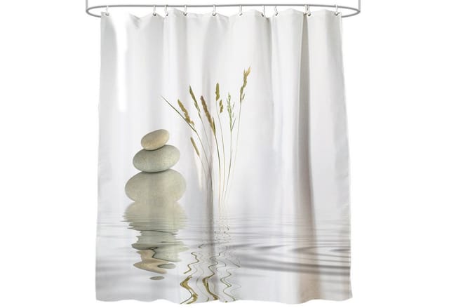Sanilo Duschvorhang, Polyester, Balance - weiss
