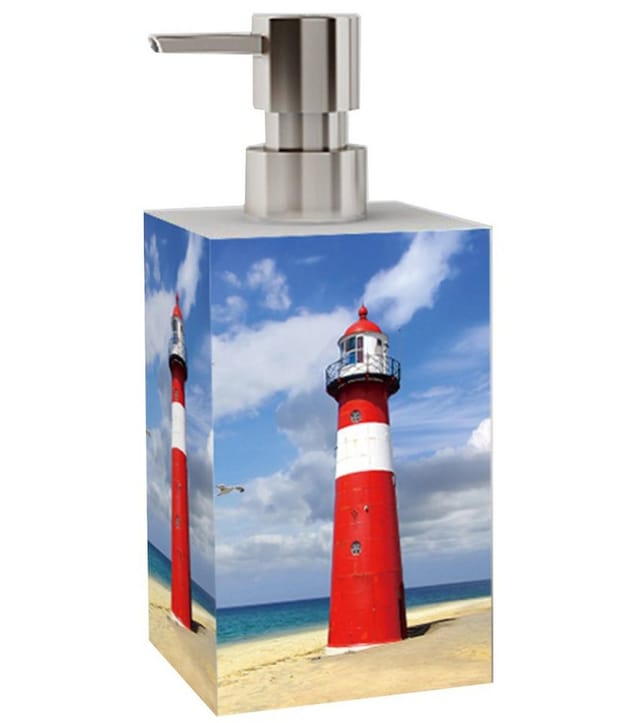 Sanilo Seifenspender »Leuchtturm«, 165 mm - 70 mm, Blau, Rechteckig