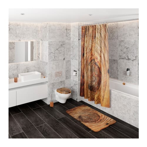 Sanilo Bad-Accessoire-Set »Rustikal 2«, Braun, Rechteckig