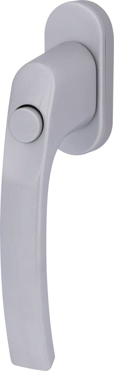 Südmetall Fenstergriff Aluminium 35 mm mit Druckknopf silber