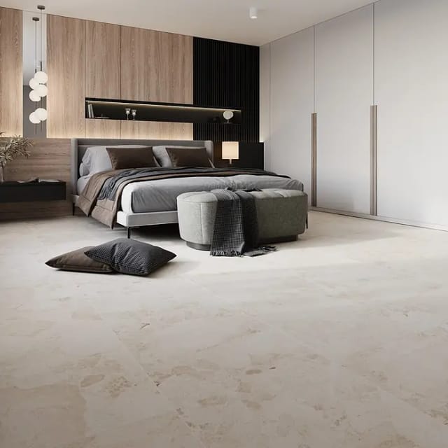 Bodenfliese Feinsteinzeug Coppo di Como 60 x 120 cm beige