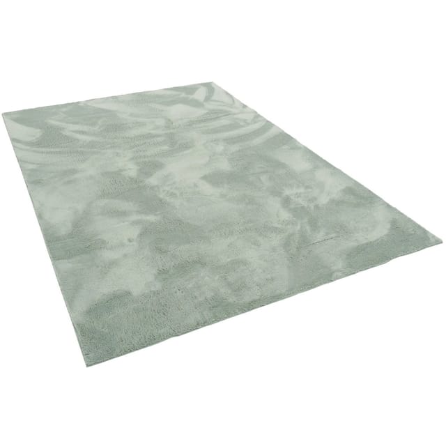 Pergamon Luxus Super Soft Fellteppich Pearl Grün 120x170cm