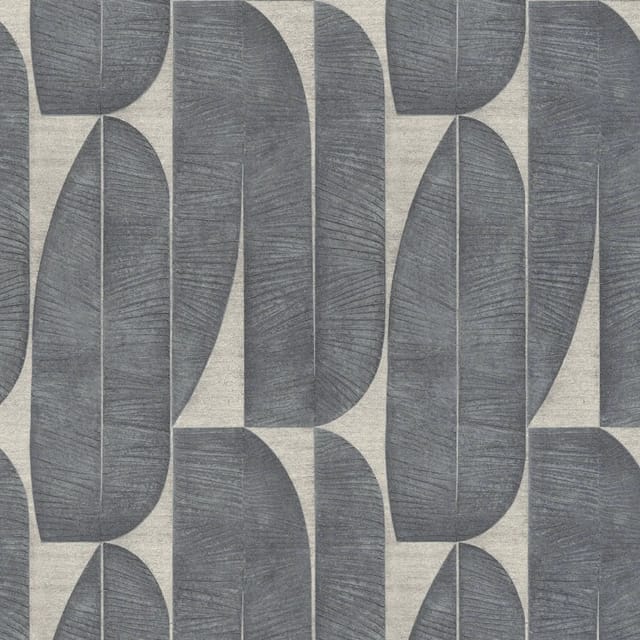 PROFHOME 396583-GU Grafik Tapete Design Matt Beige Schwarz 0,53 m x 10,05 m 5,33 m2 Beige