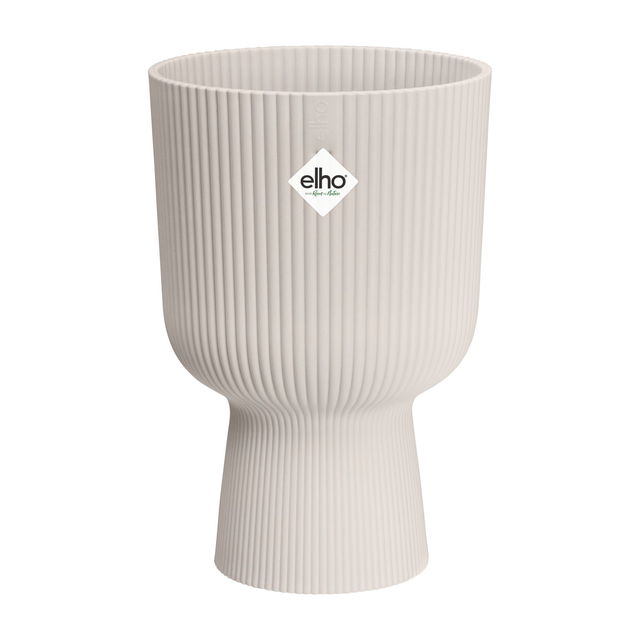 Elho Blumentopf Vibes Fold Coupe Ø 14 cm Leinenweiß