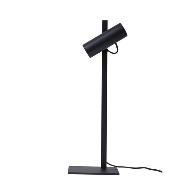 Lucande Tischlampe Lysias 10025828 Modern in Schwarz aus Metall 1-flammig GU10 Wohnzimmerleuchte