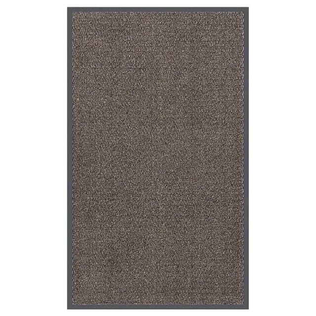 vidaXL Fußmatte Getuftet Dunkelbraun 90x150 cm 326941