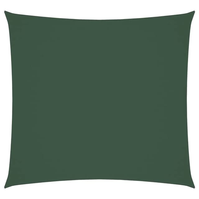 vidaXL Sonnensegel Oxford-Gewebe Quadratisch 7x7 m Dunkelgrün 135473