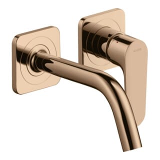 hansgrohe Fertigset Axor Citterio M UP-Waschtisch-Einhebelmischer, A 167mm, m Roset., pol. r gol