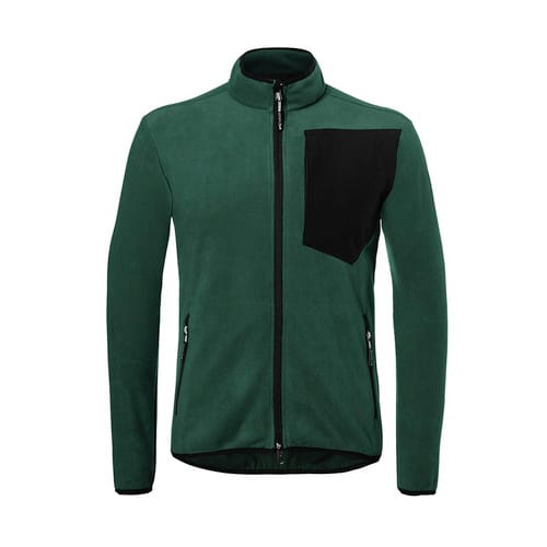 Kübler Fleecejacke moosgrün/schwarz Form 1254 Größe L