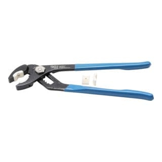 BGS Armaturen-Spezialzange / Connectoren-Zange 75120, mit Kunststoff-Schutzbacken, 250 mm